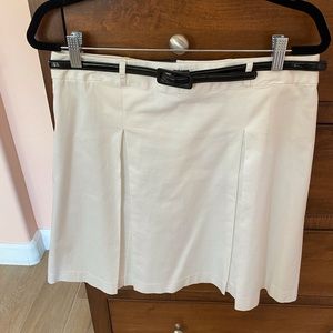 White cotton skirt